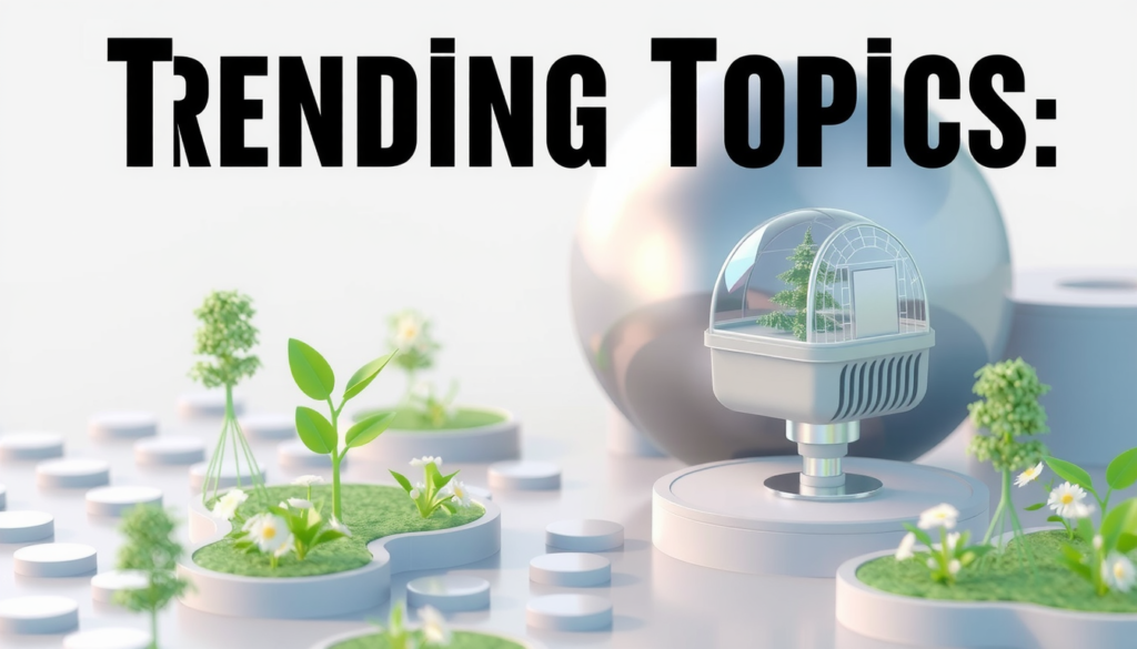 Trending Topics: AI, Sustainability, and Technology